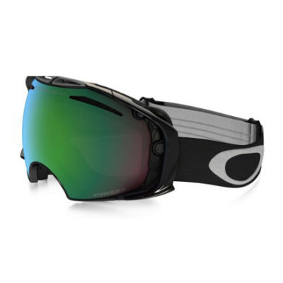 Men's Oakley Goggles - Oakley Airbrake Goggles. Jet Black - Prizm Jade Iridium & Dark Grey